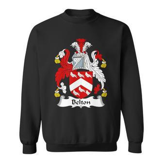 Belton Coat Of Arms Family Crest Sweatshirt | Mazezy
