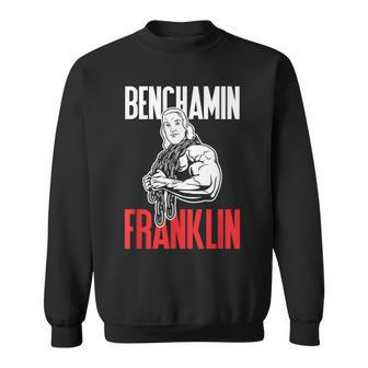 Benchamin Franklin Workout Weight Lifting Sweatshirt | Mazezy