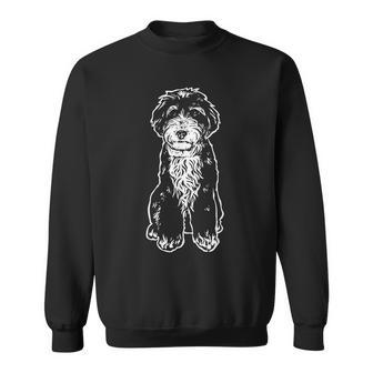 Bernedoodle Dog Doodle Silhouette Bernedoodle Sweatshirt - Seseable