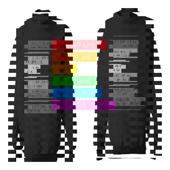 Bernie 2020 Lgbt Vote Bernie Sanders Gay Pride Support Sweatshirt | Mazezy