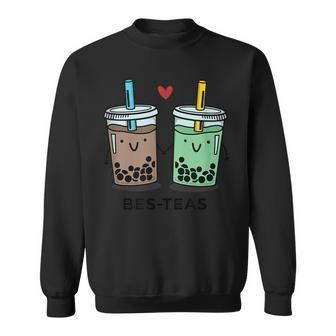 Bes-Teas - Besties Best Friends Bubble Tea Boba Cute T Sweatshirt | Mazezy UK