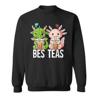 Bes Teas Boba Tea Best Friend Bubble Tea Sweatshirt | Mazezy