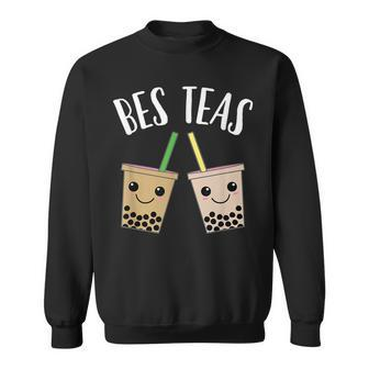 Bes Teas Cute Kawaii Boba Tea Bubble Tea Drinks Sweatshirt | Mazezy