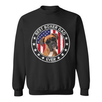 Best Boxer Dad American Flag For Cool Dad Sweatshirt | Mazezy