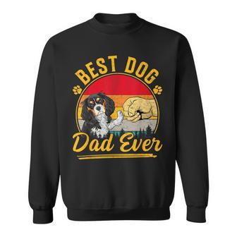 Best Dog Dad Ever Cavalier King Charles Spaniel Fathers Day Sweatshirt - Seseable