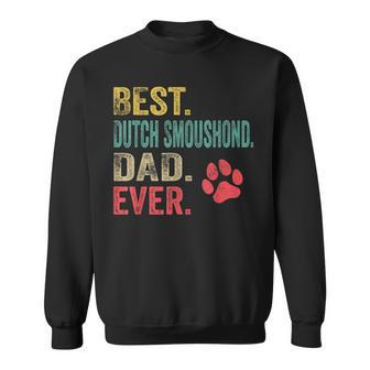 Best Dutch Smoushond Dad Ever Vintage Father Dog Lover Sweatshirt | Mazezy