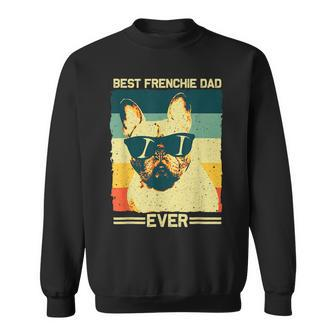 Best Frenchie Dad Design Men Father French Bulldog Lovers Sweatshirt | Mazezy DE