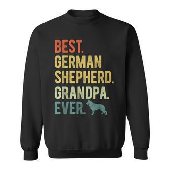 Best German Shepherd Grandpa Ever Dog Lovers Fathers Day Sweatshirt | Mazezy AU