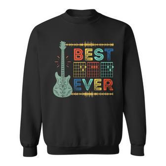 Best Guitar Dad Ever Chords Best Dad Guitar Guitar Dad Sweatshirt | Mazezy