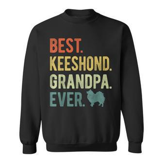 Best Keeshond Grandpa Ever Dog Lovers Fathers Day Sweatshirt | Mazezy DE