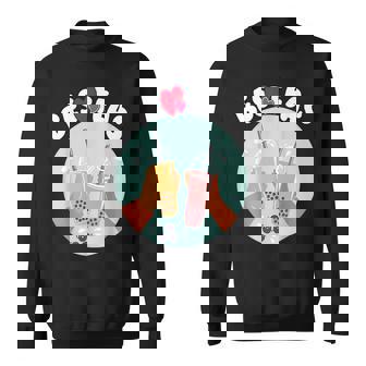 Besteas Milk Tea Lovers Boba Bffs Besties Bubble Tea Sweatshirt | Mazezy