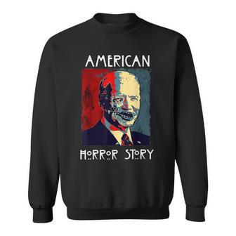 Biden Horror American Zombie Story Halloween Funny Apparel Sweatshirt | Mazezy