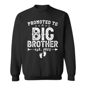 Big Brother Promoted To Big Brother 2023 Toddler Boys Sweatshirt | Mazezy