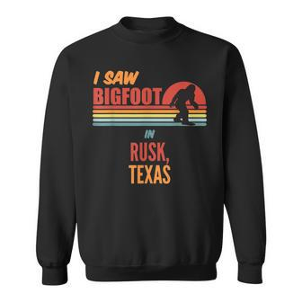 Bigfoot Lives In Rusk Texas Sweatshirt | Mazezy UK