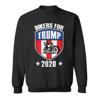 Bikers For Trump Motorcycle Donald Trump Sweatshirt | Mazezy