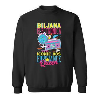 Biljana Electronica Iconic 90S Eurodance Queen Sweatshirt | Mazezy