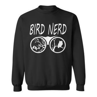 Birdwatcher Binoculars Nerd Bird Ornithology Sweatshirt | Mazezy