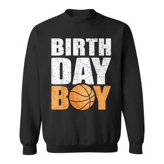 Birthday Boy Basketball Theme Party Future Basketball Player Basketball Funny Gifts Sweatshirt | Mazezy