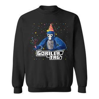 Birthday Boy Gorilla Tag Gorilla Tag Merch Monke Gift Sweatshirt | Mazezy