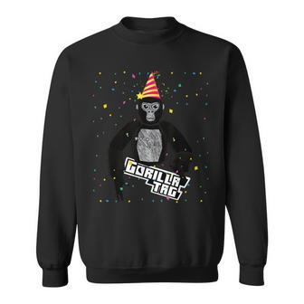 Birthday Boy Gorilla Tag Gorilla Tag Monke Vr Gamer Sweatshirt | Mazezy