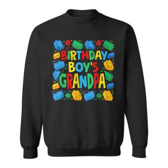 Birthday Brick Builder Funny Blocks Master Builder Grandpa Gift For Mens Sweatshirt | Mazezy