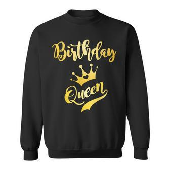 Birthday Queen Crown Gold It's My Birthday Sweatshirt - Monsterry CA