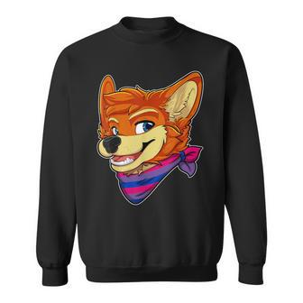 Bisexual Fursona Furry Fox Gay Rights Pride Week Sweatshirt | Mazezy