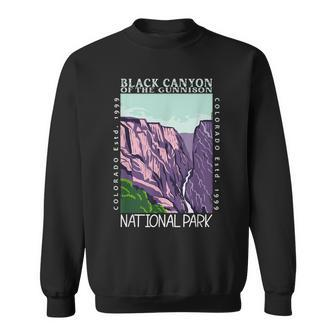 Black Canyon Of The Gunnison National Park Colorado Vintage Sweatshirt | Mazezy