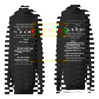 Black Dad Melanin Father Junenth Fathers Day Men Bruh Sweatshirt | Mazezy