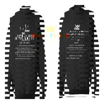 Black Father Definition African American Dad Father’S Day Sweatshirt | Mazezy