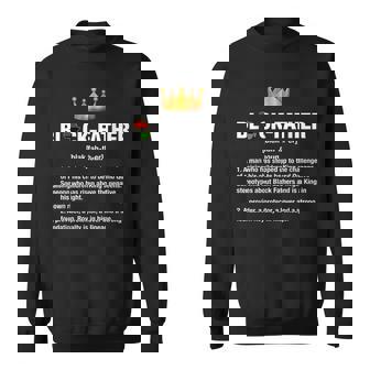 Black Father Noun Father Day African American Dad Sweatshirt | Mazezy