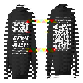 Black Firefighter Magic Black History Month Africa Pride Sweatshirt | Mazezy