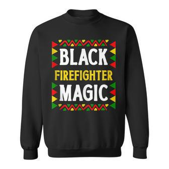 Black History Month Firefighter Magic Pride Sweatshirt | Mazezy