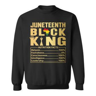 Black King Junenth 1865 Independence Day Black Pride Men Sweatshirt | Mazezy DE