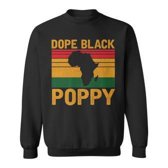 Black Pride Poppy Black History Month Dope Black Poppy Sweatshirt | Mazezy