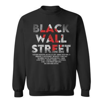 Black Wall Street African American History Sweatshirt - Seseable