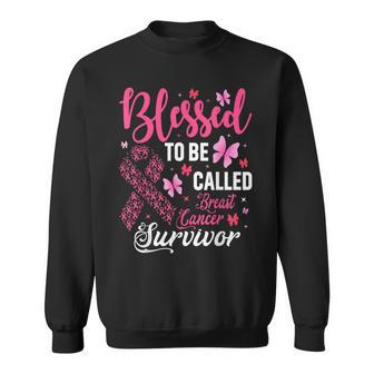 Blessed To Be Called Breast Cancer Survivor Sweatshirt