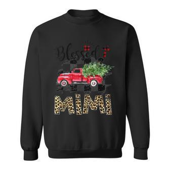 Blessed Mimi Christmas Red Truck Car Sweatshirt | Mazezy CA