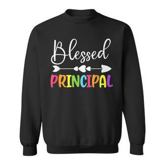 Blessed Principal Back To School Principal Appreciation Sweatshirt - Thegiftio UK