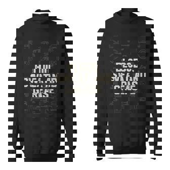 Blood Sweat And Grease Mechanic Car Lover Car Repair Sweatshirt | Mazezy