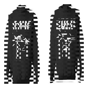 Blow Me Wind Energy Wind Spinner Sweatshirt - Seseable