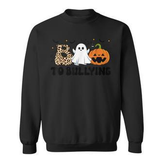 Boo To Bullying Unity Day Halloween Anti-Bullying Orange Sweatshirt - Monsterry