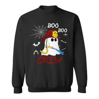 Boo Boo Crew Firefighter Fireman Halloween Spooky Season Sweatshirt