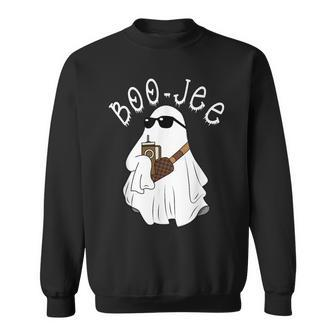 Boo Jee Ghost Halloween Spooky Season Cute Ghost Sweatshirt - Seseable