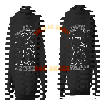 This Is Some Boo Sheet Ghost Halloween Costume Retro Sweatshirt | Mazezy