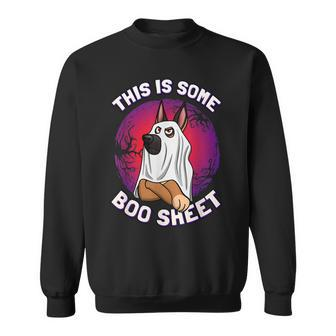 This Is Some Boo Sheet German Shepherd Edition Sweatshirt - Seseable