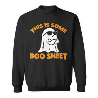 This Is Some Boo Sheet Halloween Costume Sweatshirt | Mazezy