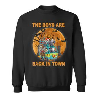 The Boys Are Back In Town Halloween Sweatshirt - Monsterry DE