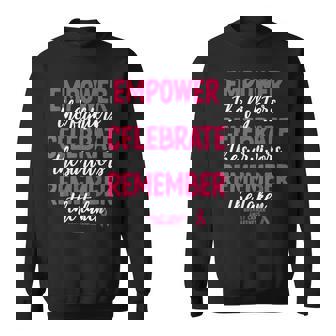 Breast Cancer Support Pink Ribbon Breast Cancer Awareness Sweatshirt - Monsterry