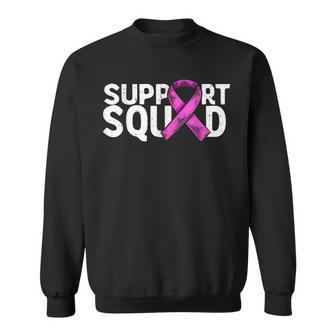 Breast Cancer Support Squad Breast Cancer Awareness Sweatshirt - Seseable